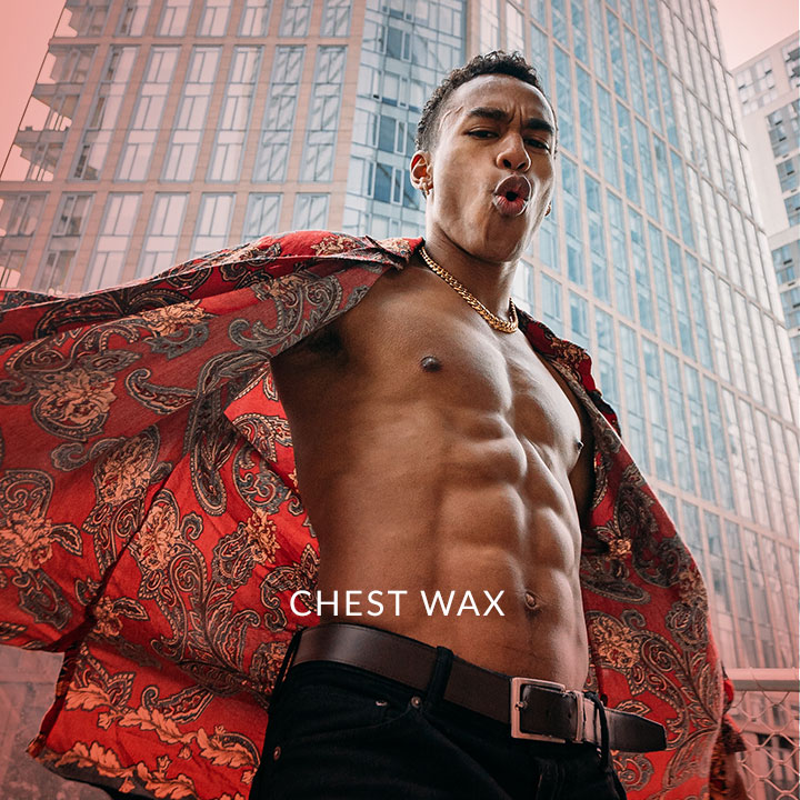 Men's chest wax