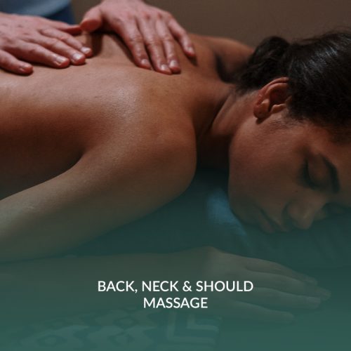 back, neck & should massage