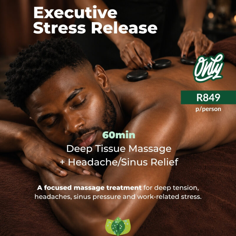 60min Deep Tissue Massage and Headache/Sinus Relief treatment
