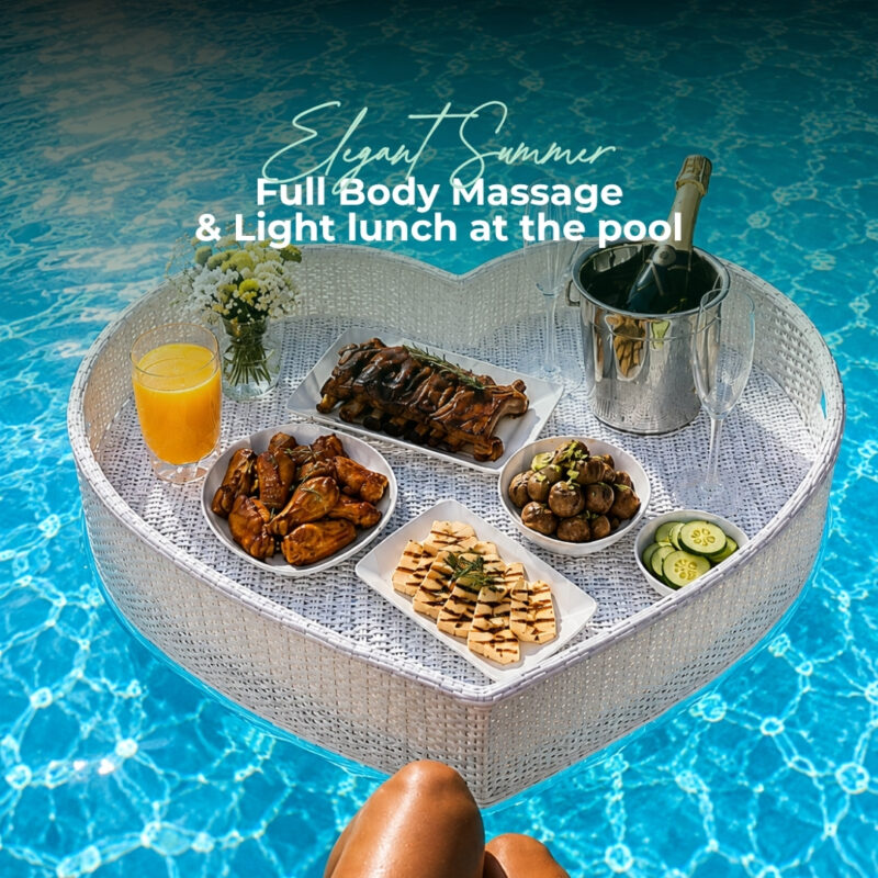 Full Body Massage & Poolside Lunch